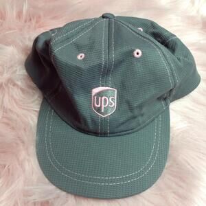 UPS Baseball Cap Pink Embroidered Gray Adjustable